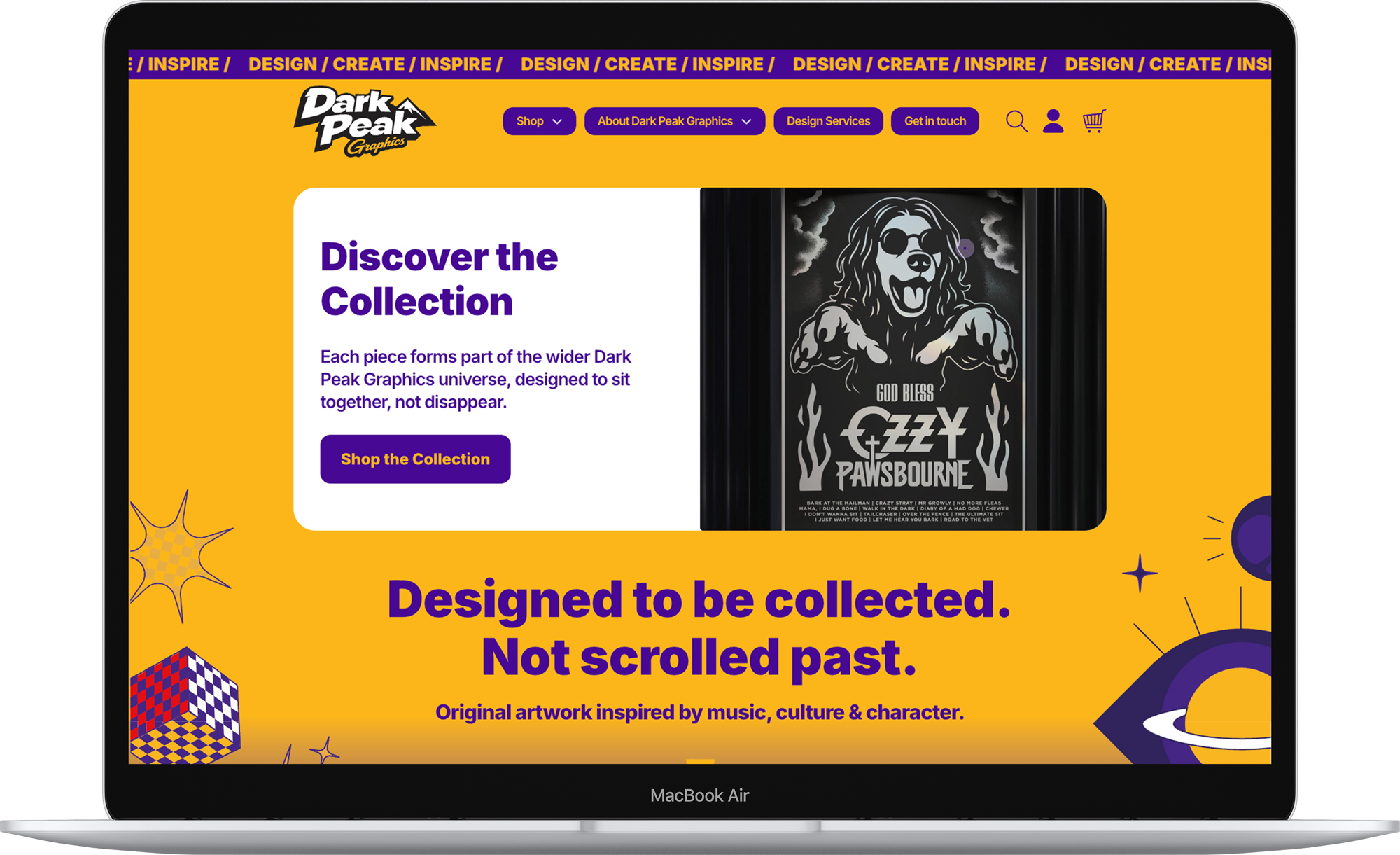 Website Design for Dark Peak