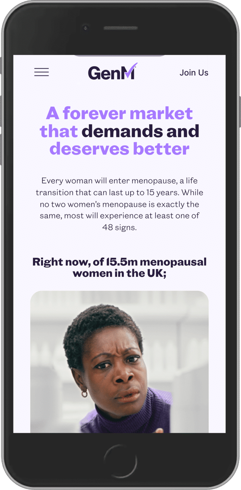 WordPress Design for Gen M